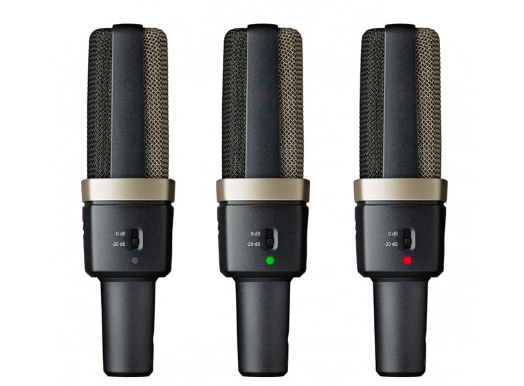 AKG C314S kondensatormikrofon stereopar med fire karakteristikker 